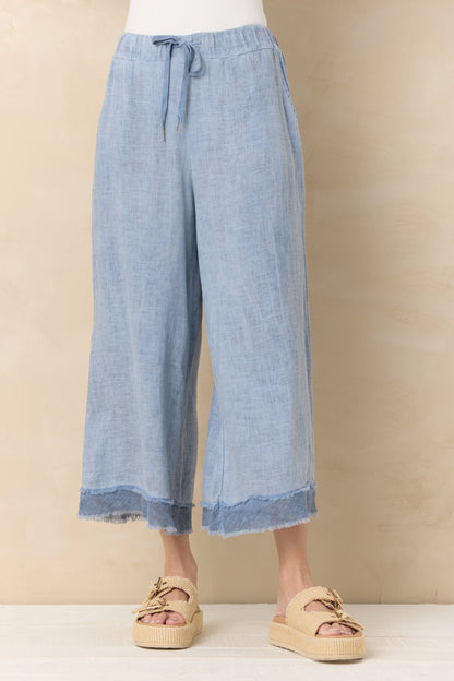Drapey Linen Flowy Pant | Vintage Havana