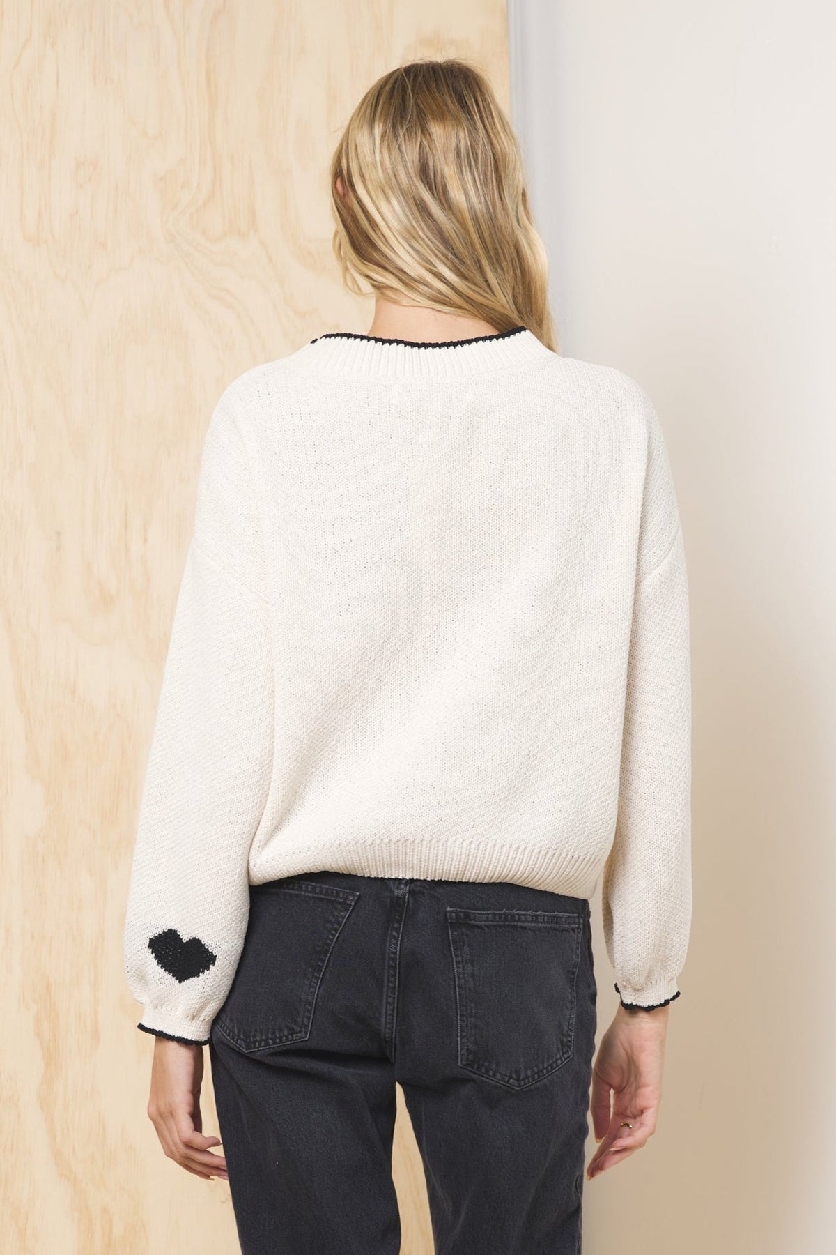 “Take Me To Paris” Jacquard Sweater | Vintage Havana