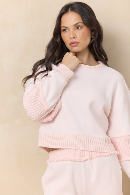 Vintage Fleece Crew with Rib | Vintage Havana