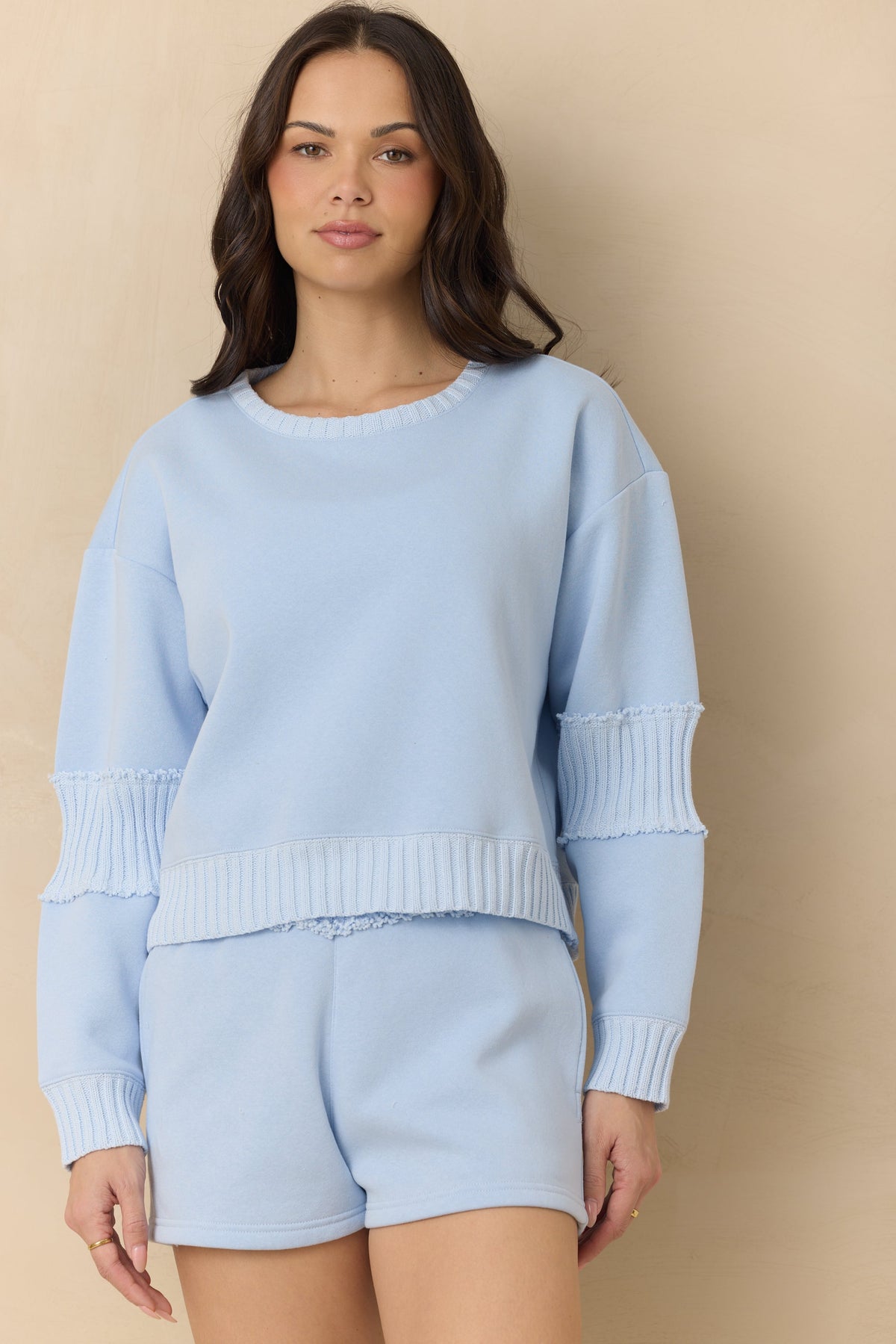 Vintage Fleece Crew with Rib | Vintage Havana