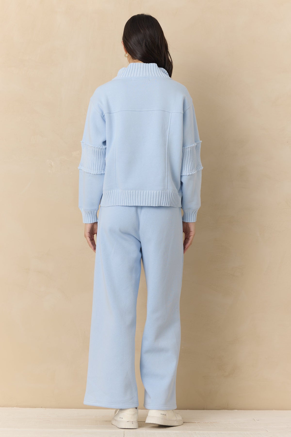 Vintage Fleece Quarter Zip with Rib | Vintage Havana