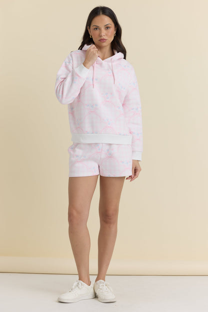Proweave Gingham Printed Hoodie | Vintage Havana