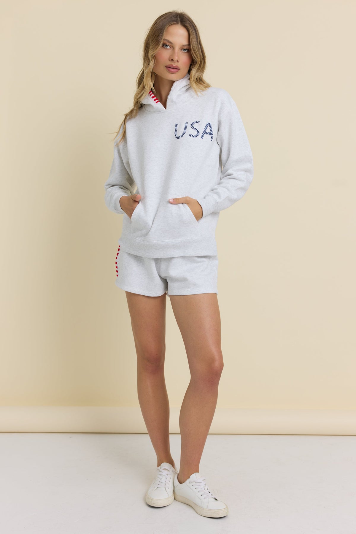 Embroidered Surf Wash Hoodie | Vintage Havana