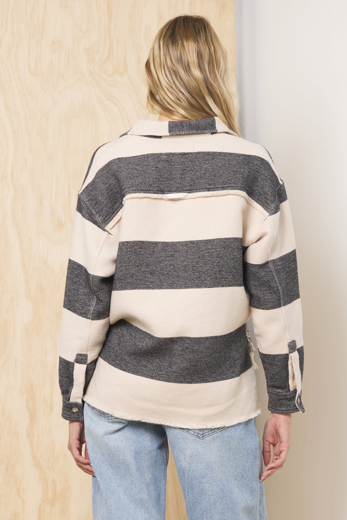 Buffalo Stripe Quarter Button Up | Vintage Havana