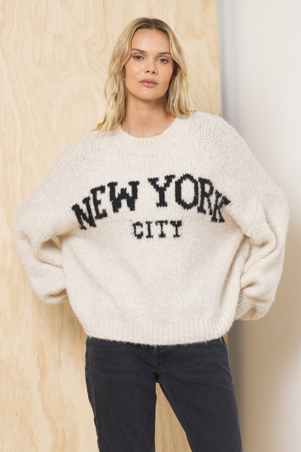 Jacquard Destination Sweater | Vintage Havana
