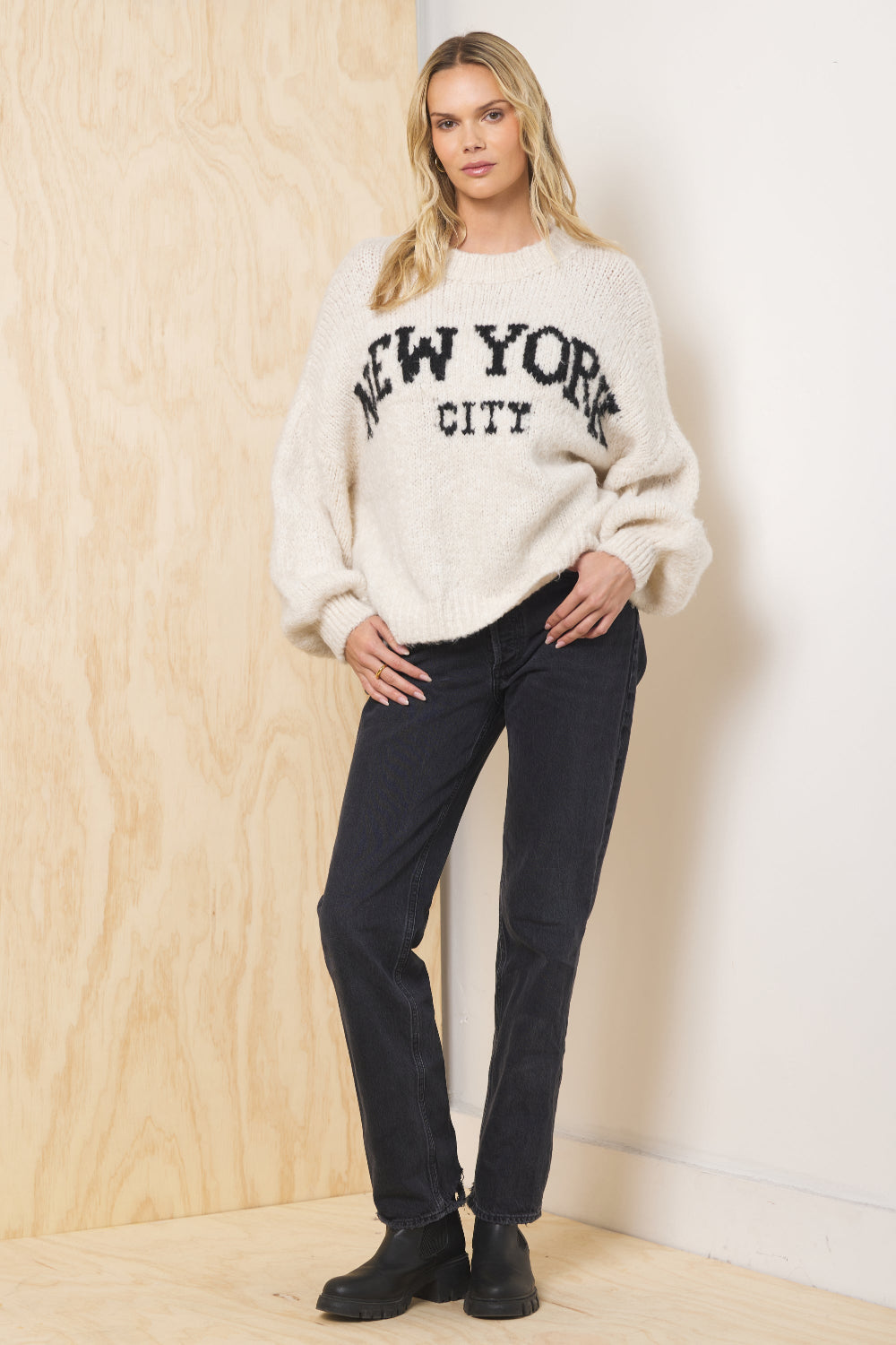 Jacquard Destination Sweater | Vintage Havana