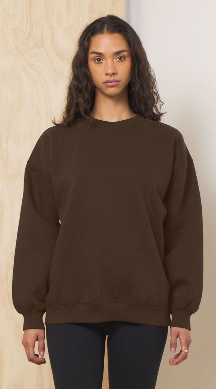 Chocolate Proweave Crewneck | Vintage Havana