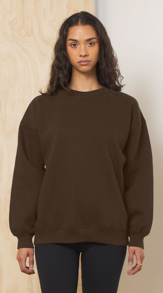 Chocolate Proweave Crewneck | Vintage Havana