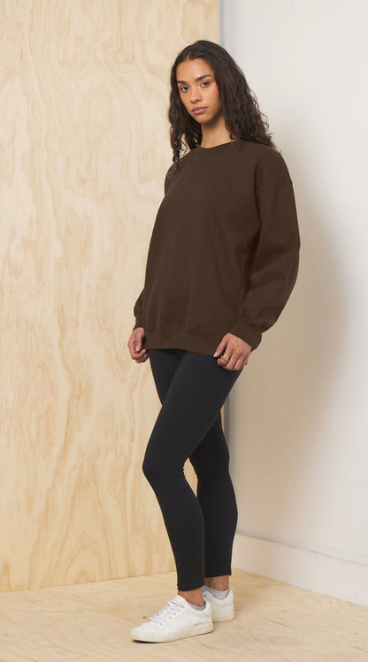 Chocolate Proweave Crewneck | Vintage Havana