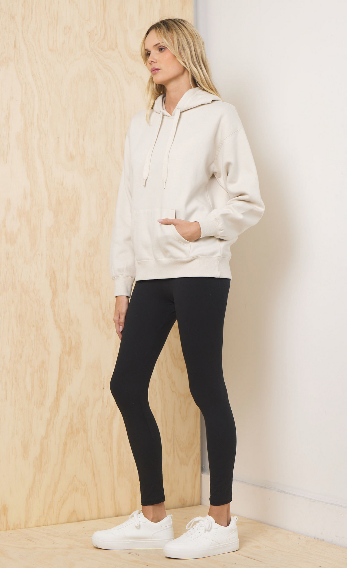 Bone Proweave Pullover Hoodie | Vintage Havana
