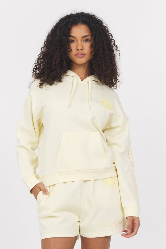Garment Dye Embroidered Hoodie | Vintage Havana