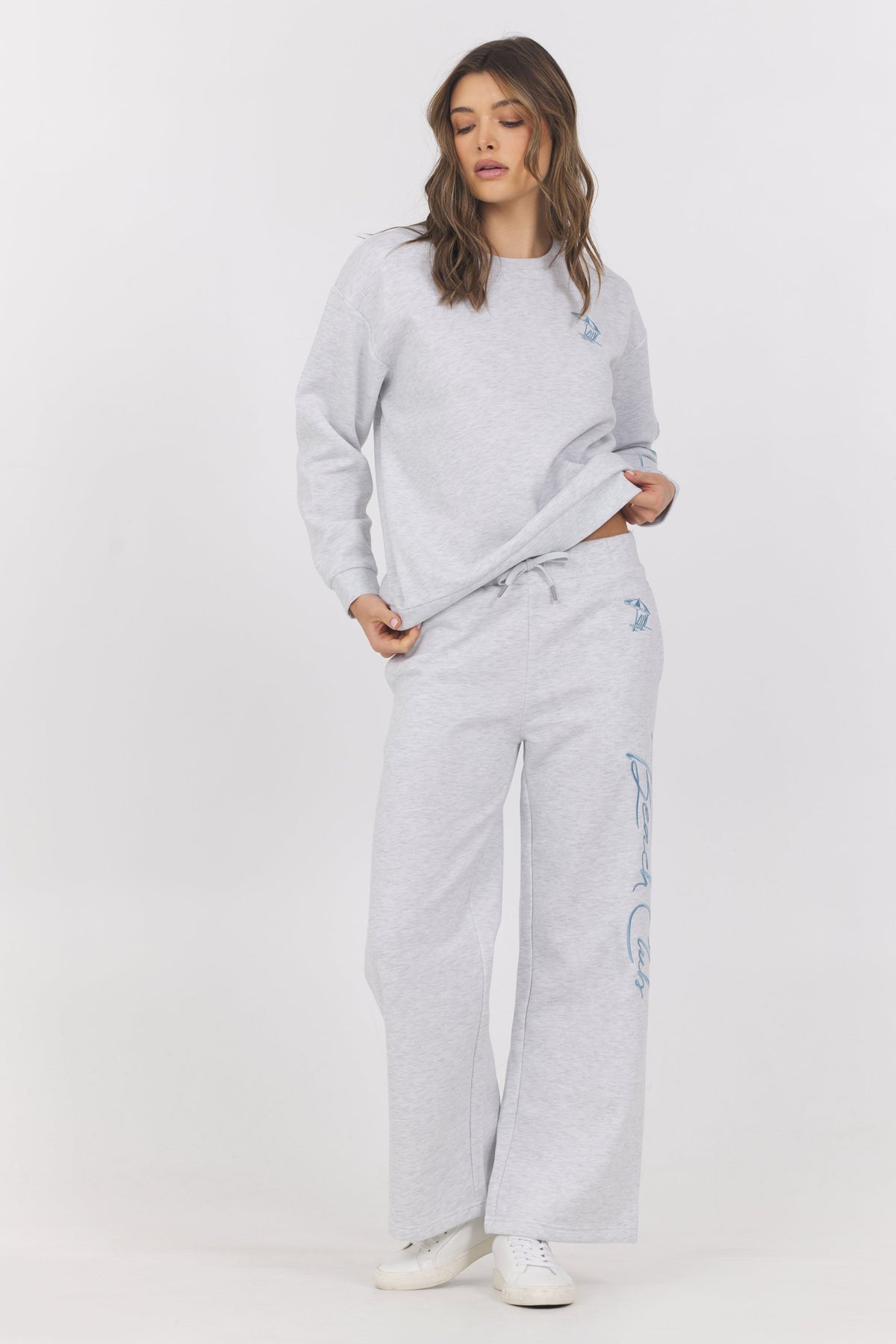 Embroidered Garment Dye Crew | Vintage Havana