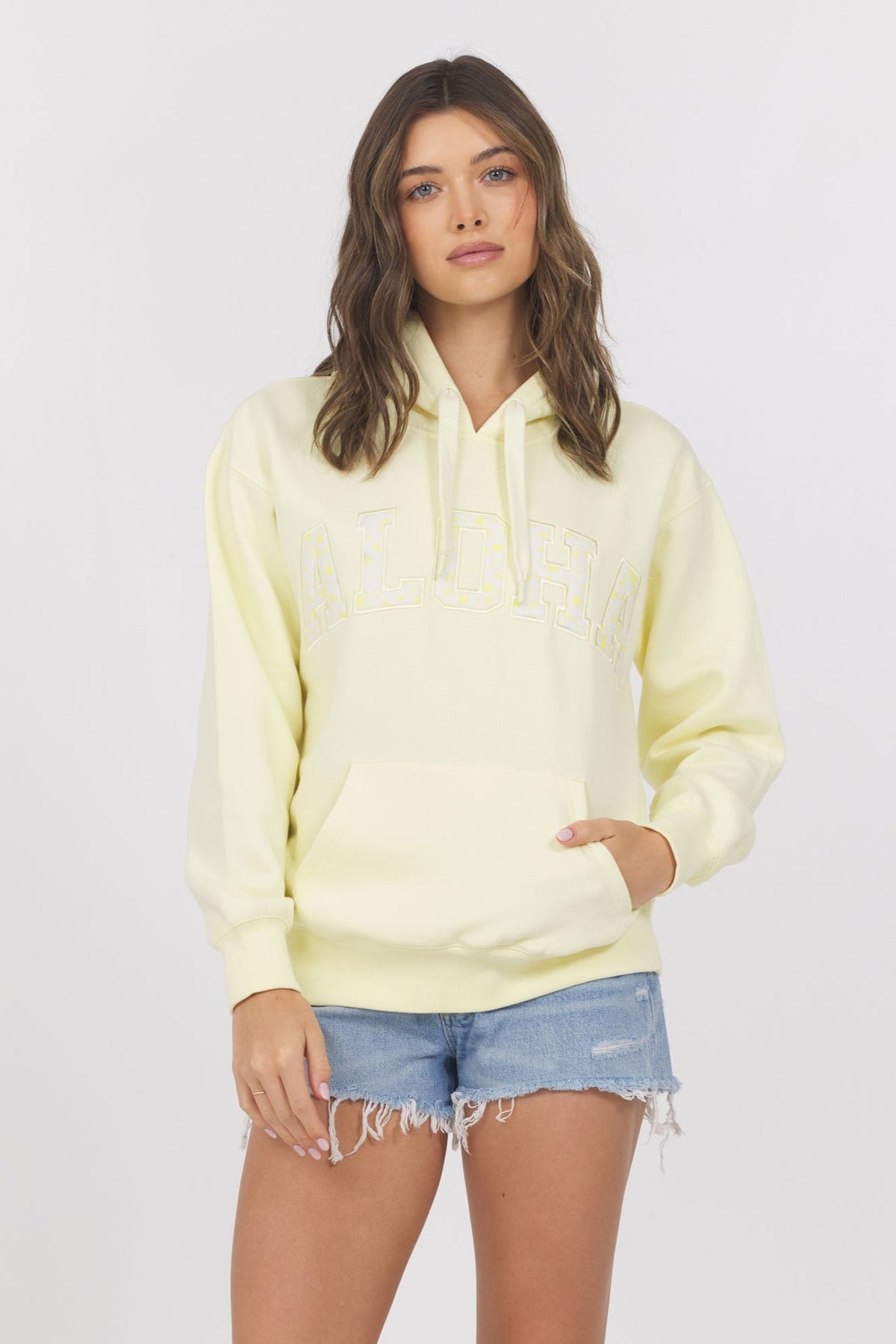 Proweave Hoodie Ditsy Print | Vintage Havana