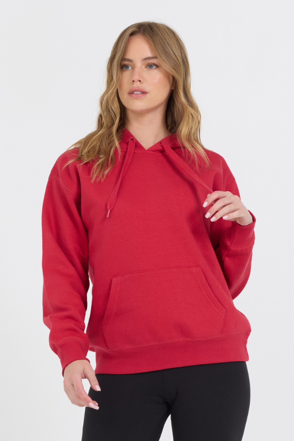 Red Proweave Pullover Hoodie | Vintage Havana