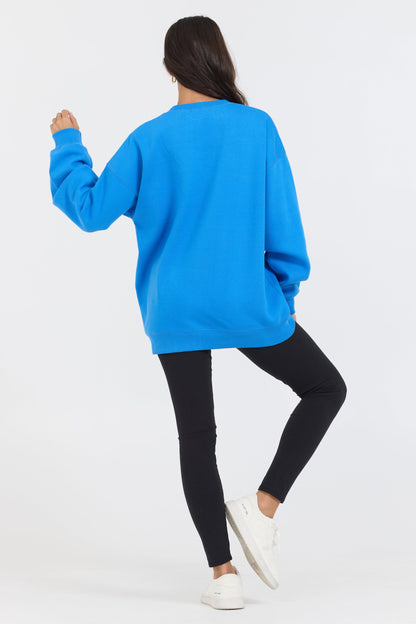 Blue Proweave Crewneck | Vintage Havana