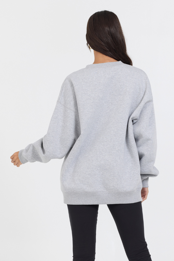 Heather Grey Proweave Crewneck Sweatshirt | Vintage Havana