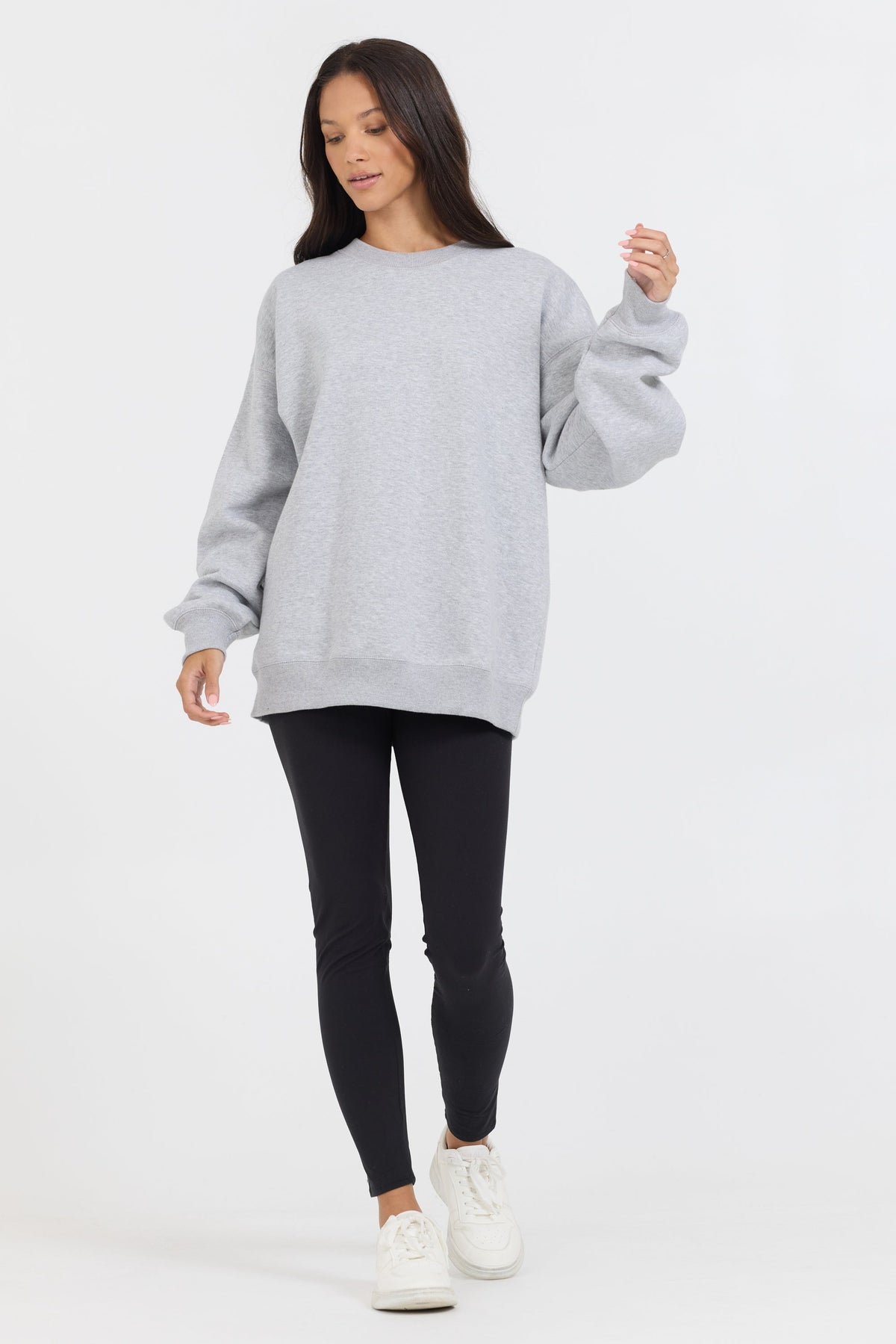 Heather Grey Proweave Crewneck Sweatshirt | Vintage Havana