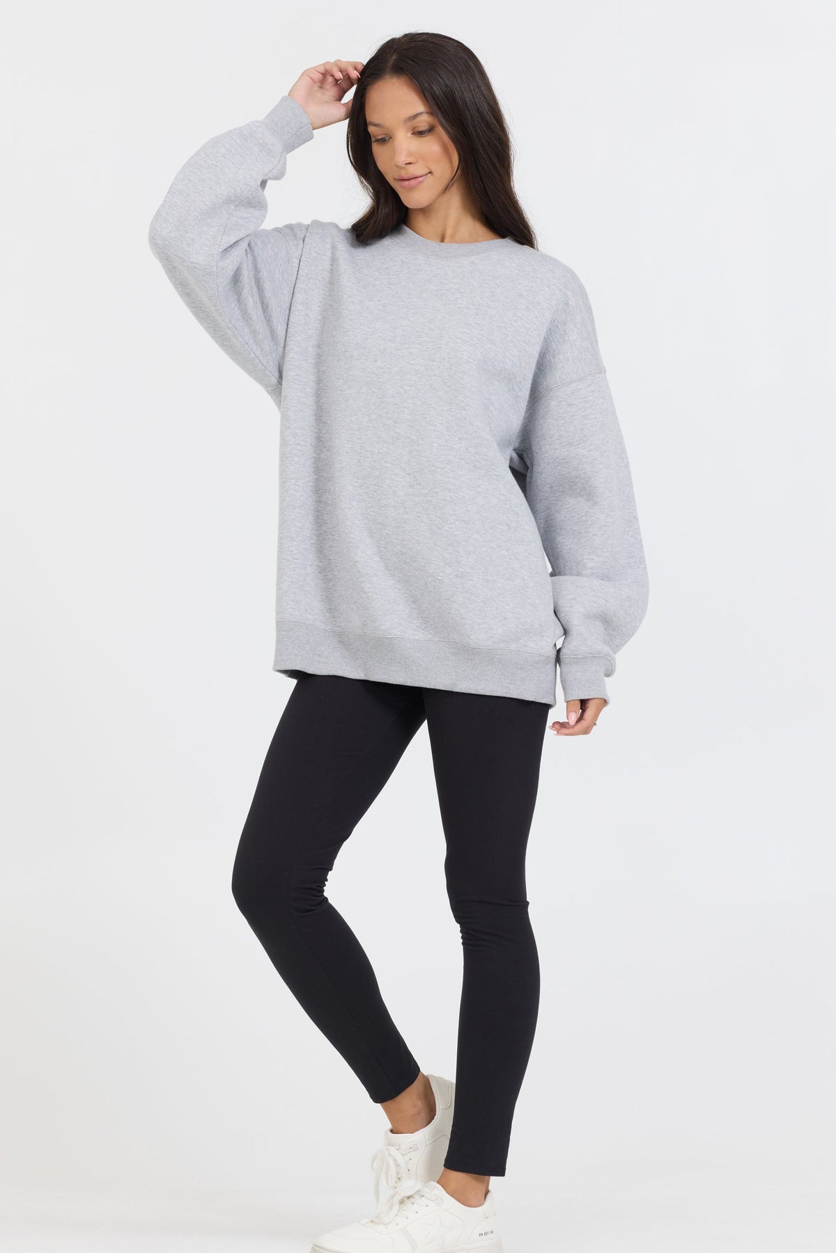 Heather Grey Proweave Crewneck Sweatshirt | Vintage Havana
