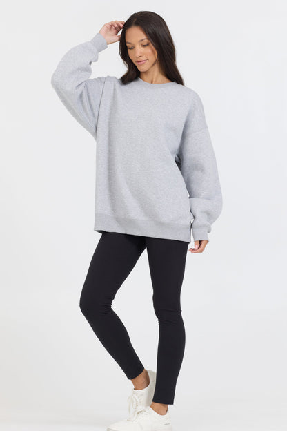 Heather Grey Proweave Crewneck Sweatshirt | Vintage Havana