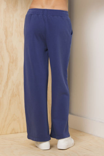 Garment Dye Wide Leg Pant | Vintage Havana