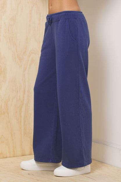 Garment Dye Wide Leg Pant | Vintage Havana
