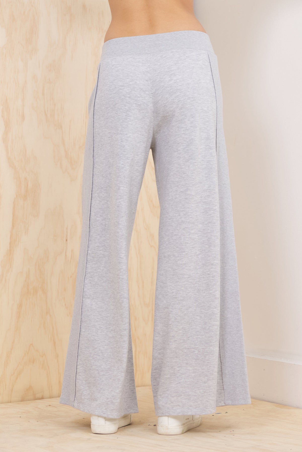 Jersey Seamed Flared Pant | Vintage Havana