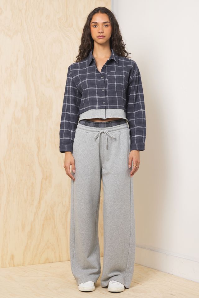 French Terry Flannel 2-Piece Set | Vintage Havana