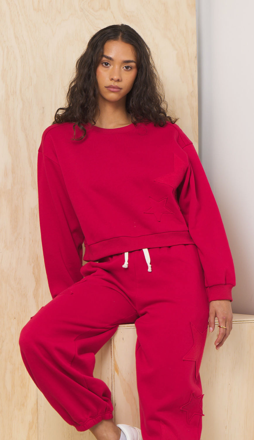 Star Applique 2-Piece Set | Vintage Havana