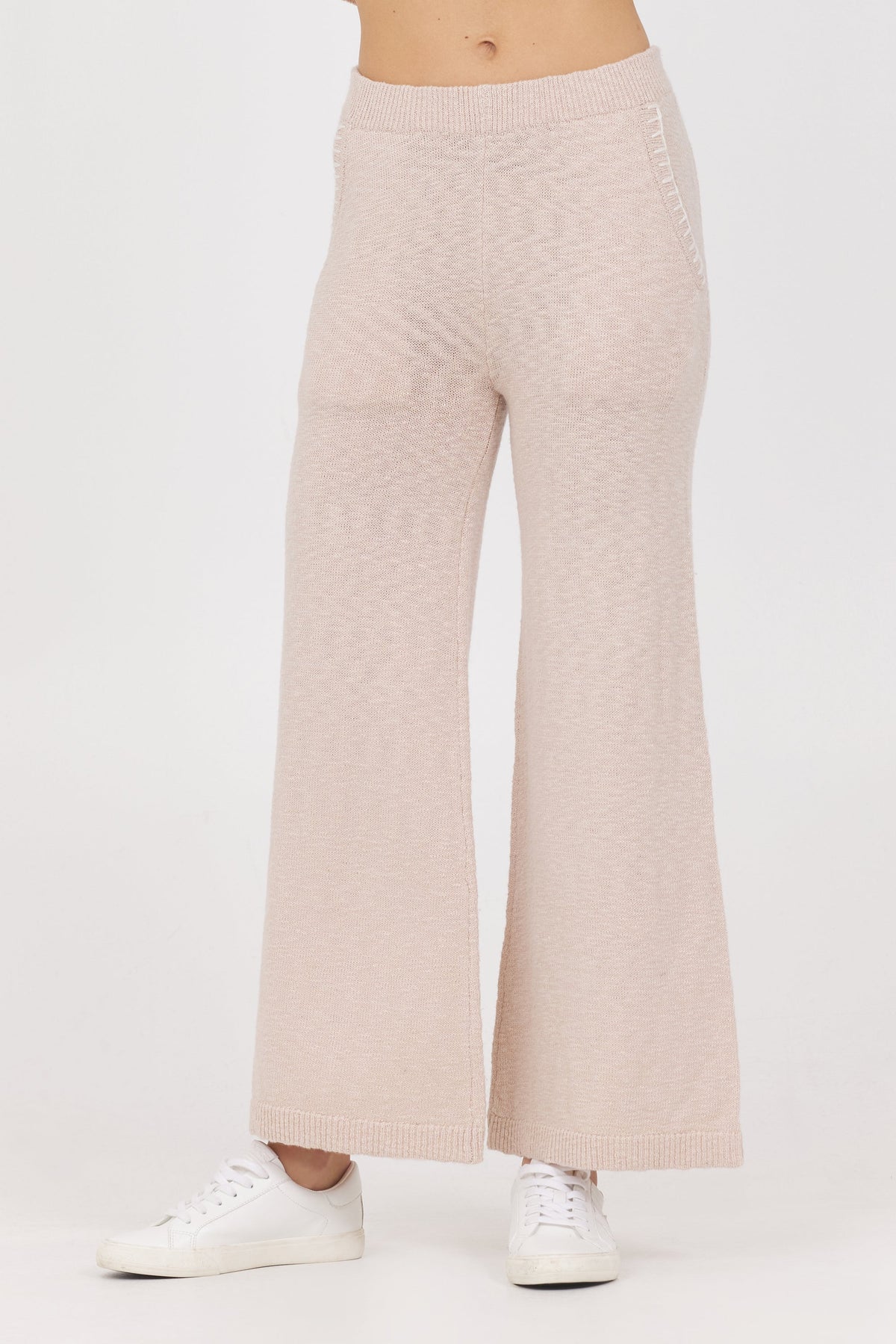 Knit Pants w/ Whipstitch | Vintage Havana