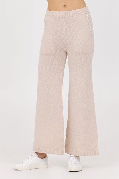 Knit Pants w/ Whipstitch | Vintage Havana