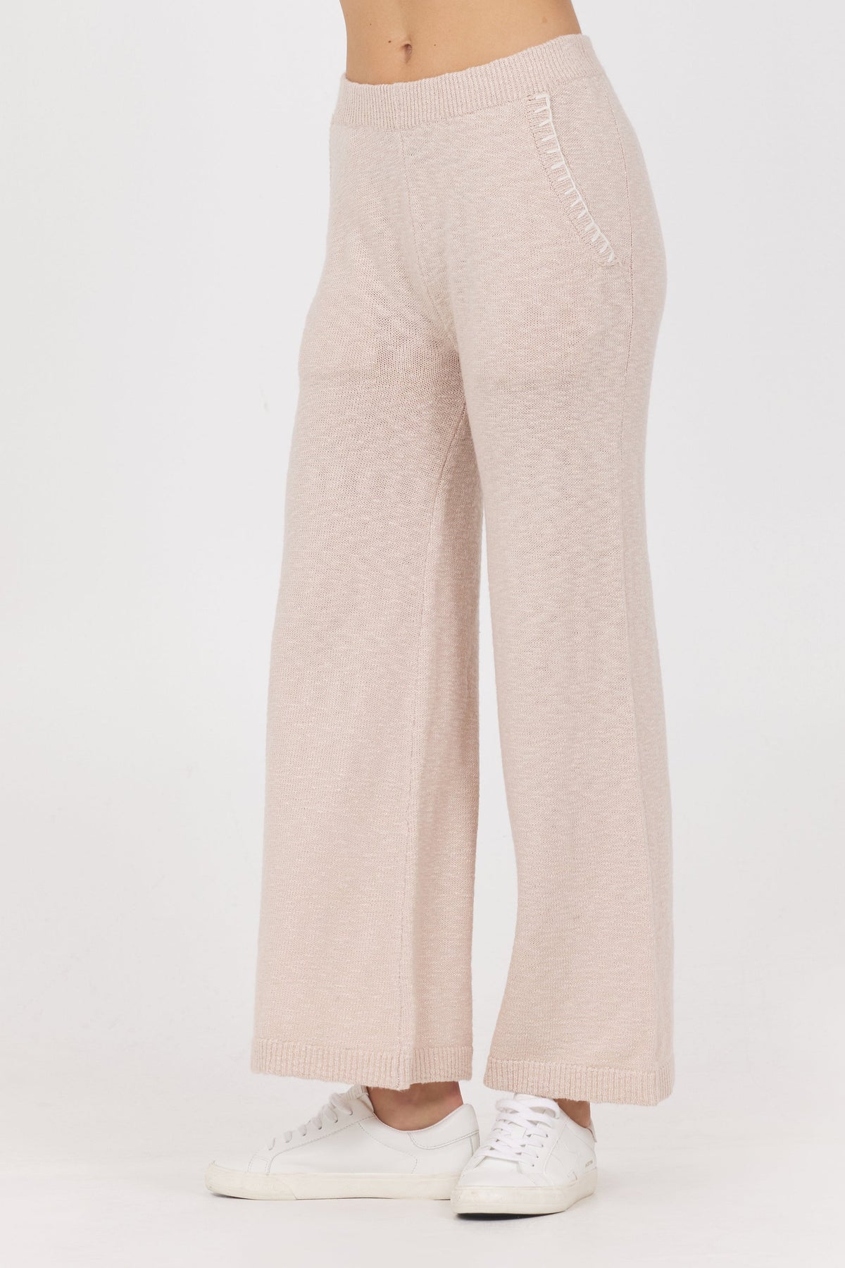 Knit Pants w/ Whipstitch | Vintage Havana