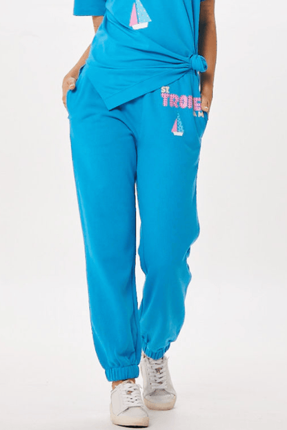 Bright Blue St. Tropez Jet Setter Surf Wash Jogger | Vintage Havana