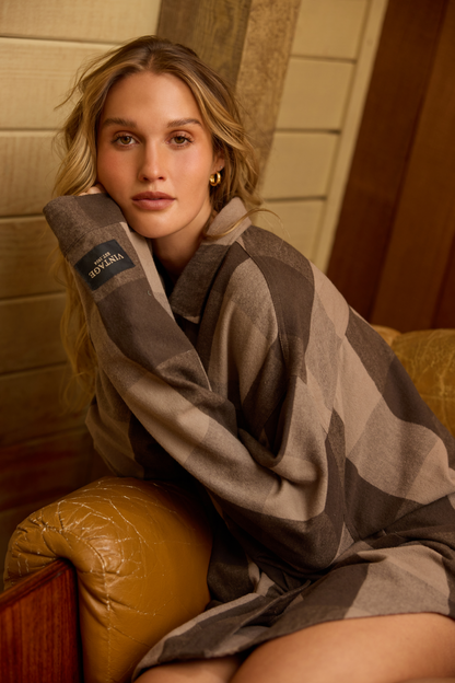 Oversized Flannel Button Down | Vintage Havana
