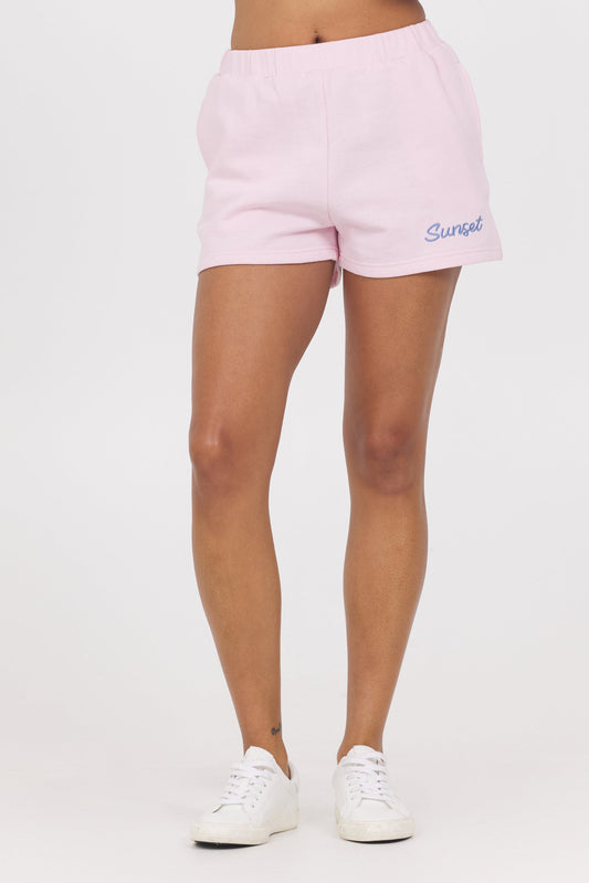 Embroidered Heavy Surf Wash Shorts | Vintage Havana