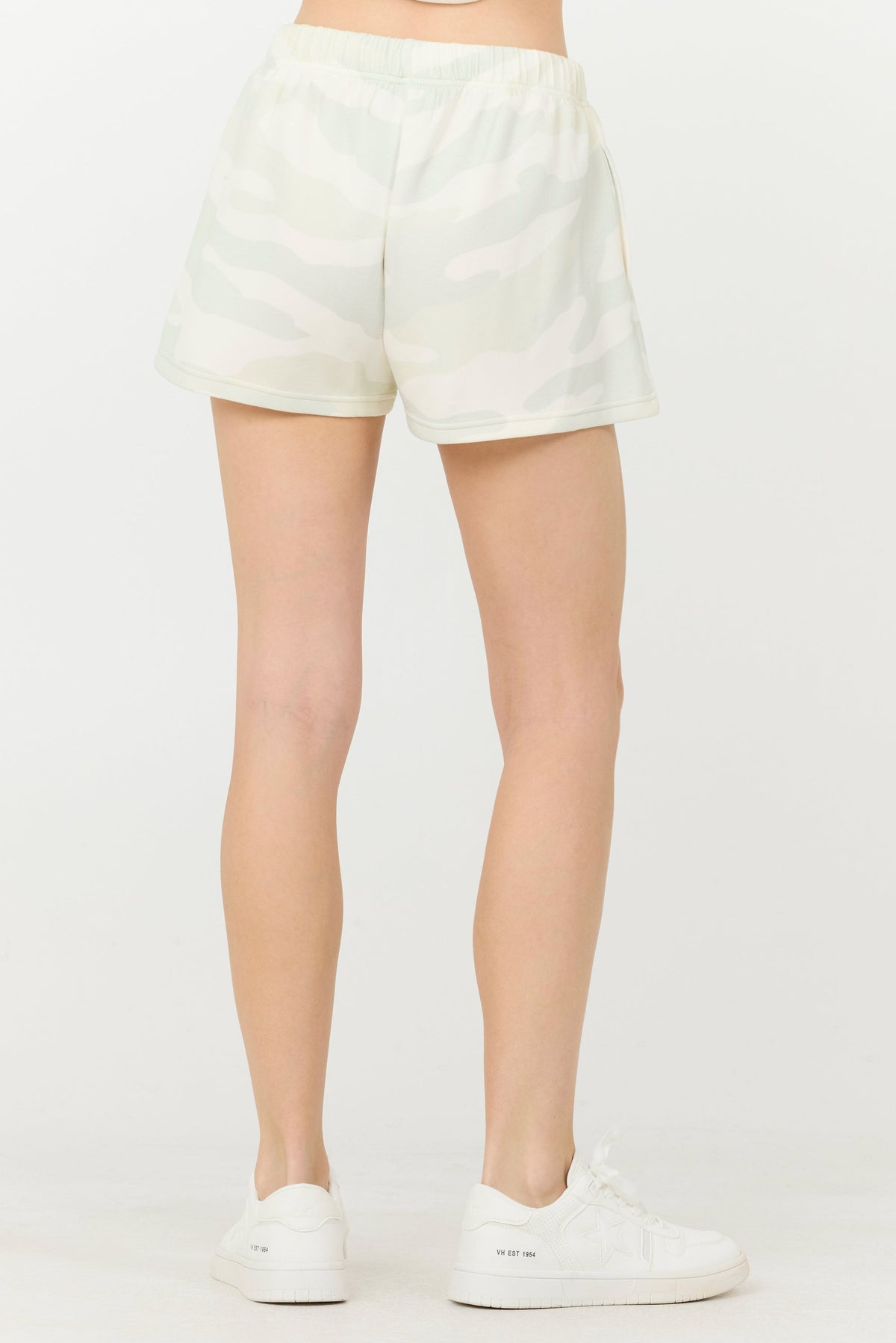 Spring Camo Printed Cloud Fleece Shorts | Vintage Havana