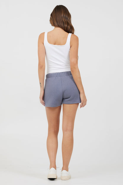 Storm Blue Essential Fleece Shorts | Vintage Havana
