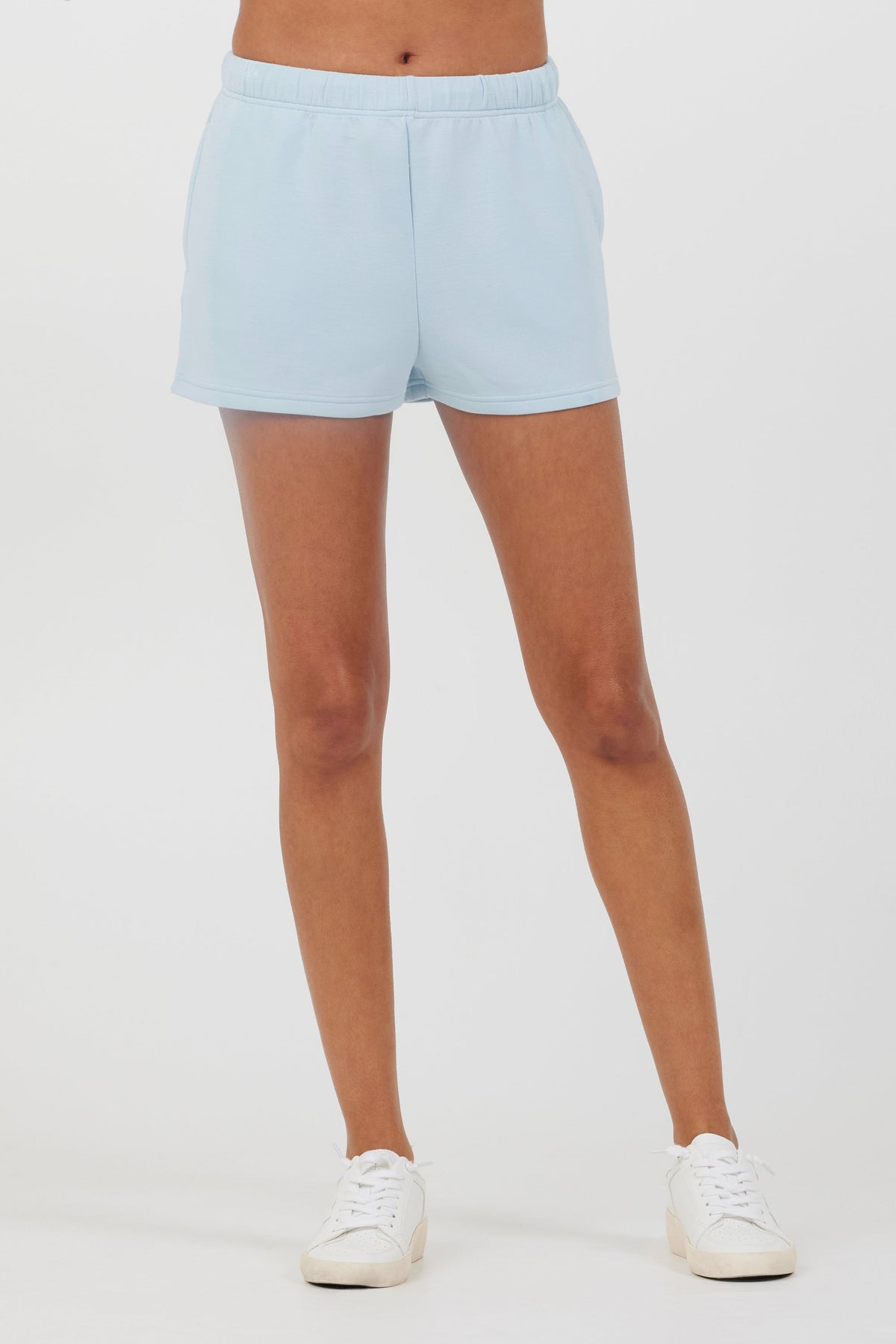 Sailboat Blue Cloud Fleece Shorts | Vintage Havana