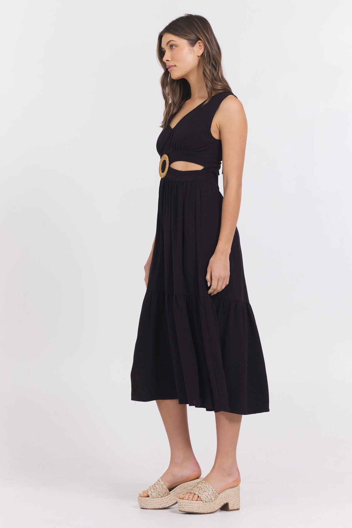Linen Maxi Dress | Vintage Havana