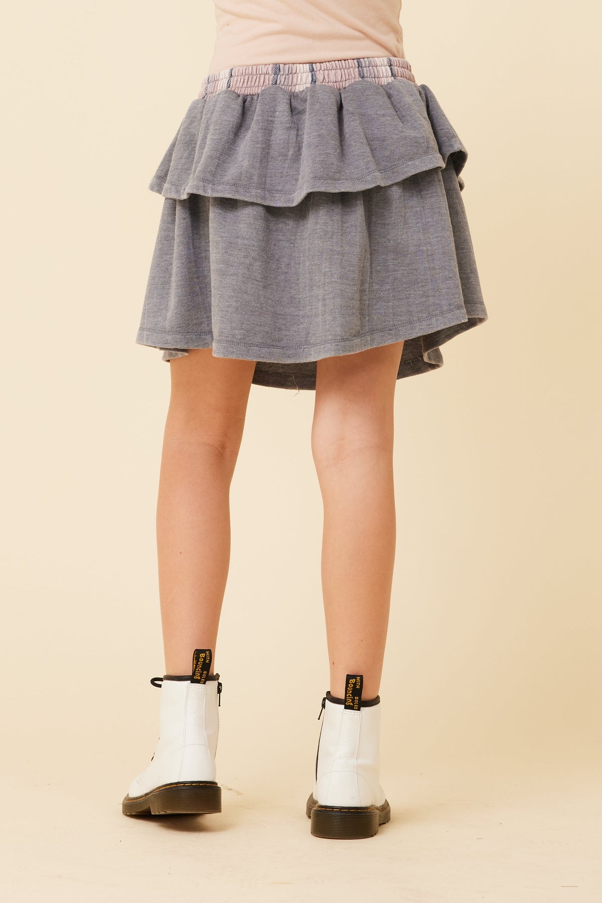 Plaid Waistband Layered Skirt | Vintage Havana
