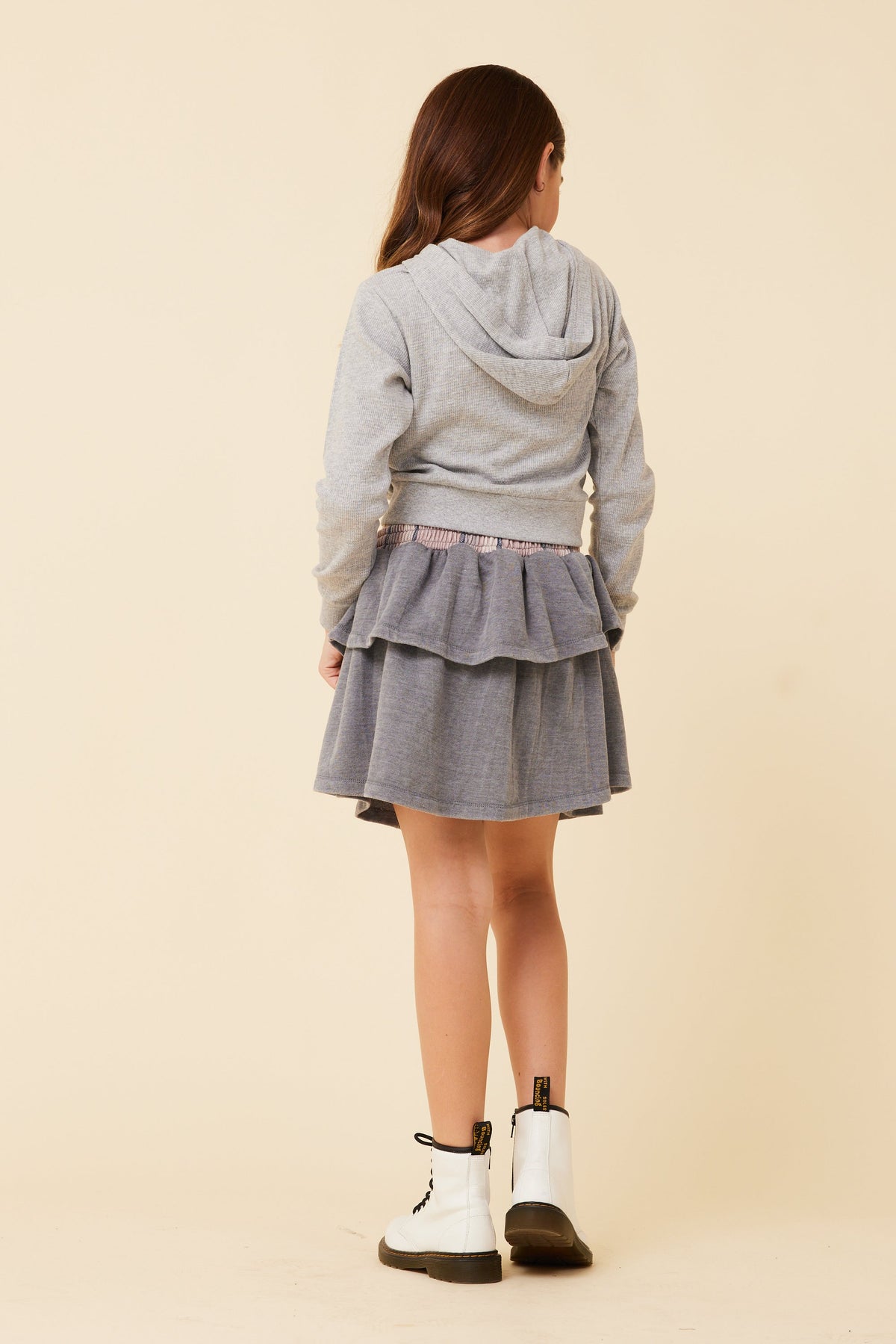 Plaid Waistband Layered Skirt | Vintage Havana