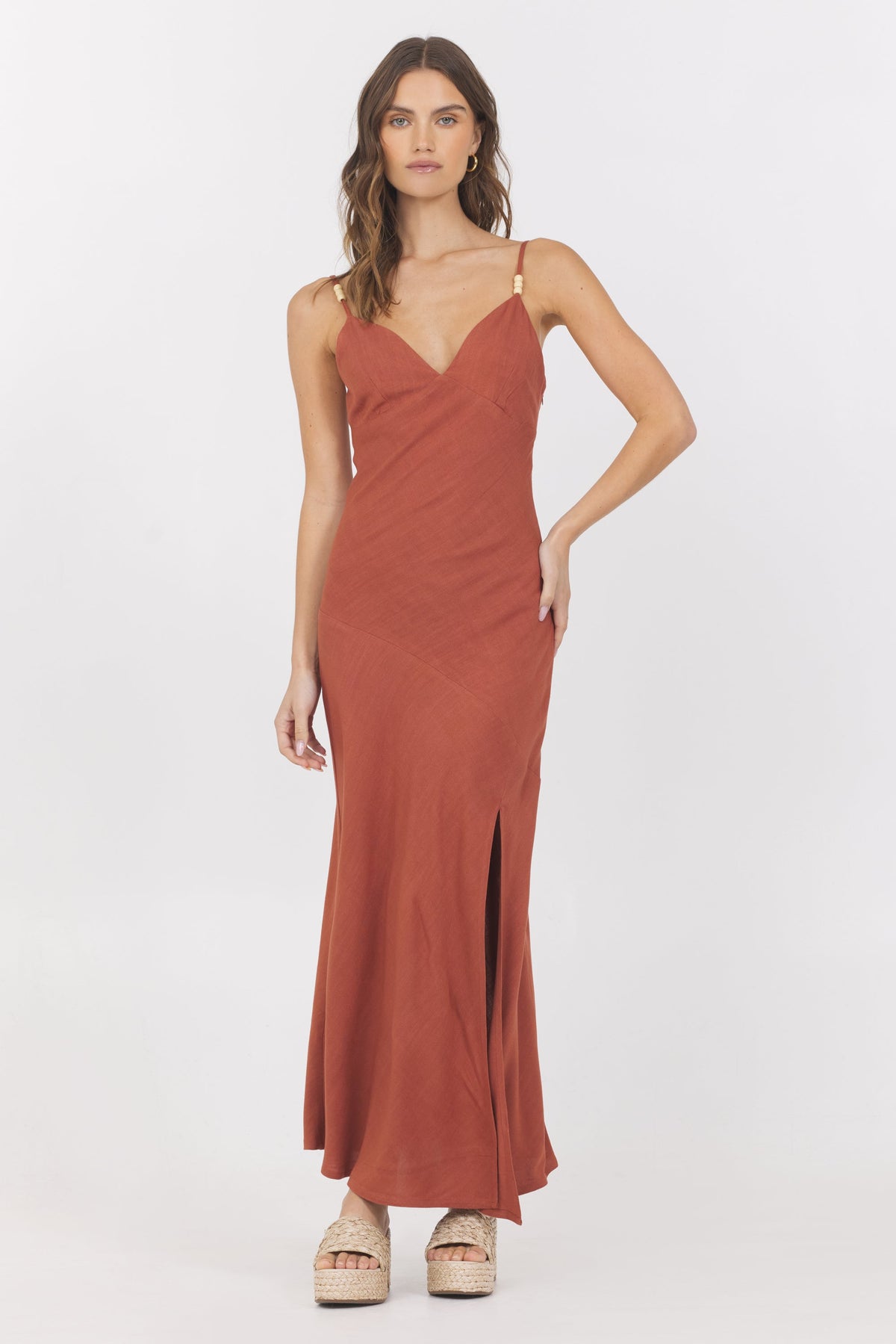 Linen Maxi Dress | Vintage Havana