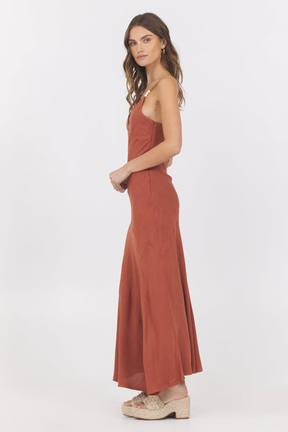 Linen Maxi Dress | Vintage Havana