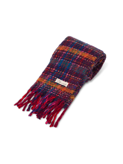 BRUSH SCARF - PINK MULTI | Vintage Havana