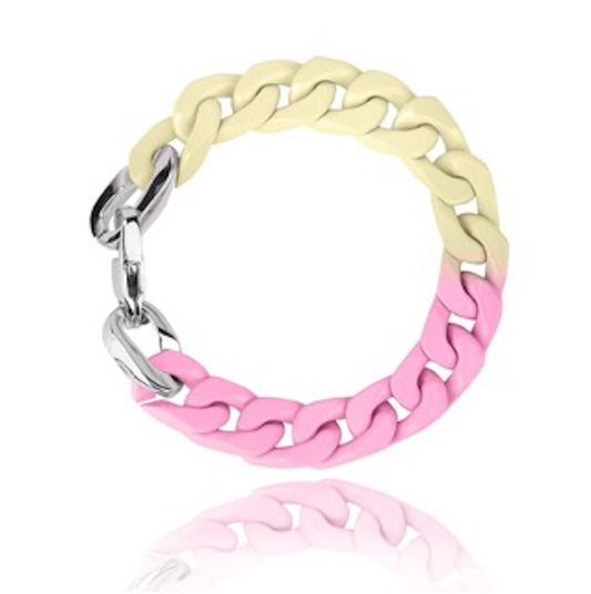 DOUBLE DIP BRACELET PINK/LEMON | Vintage Havana