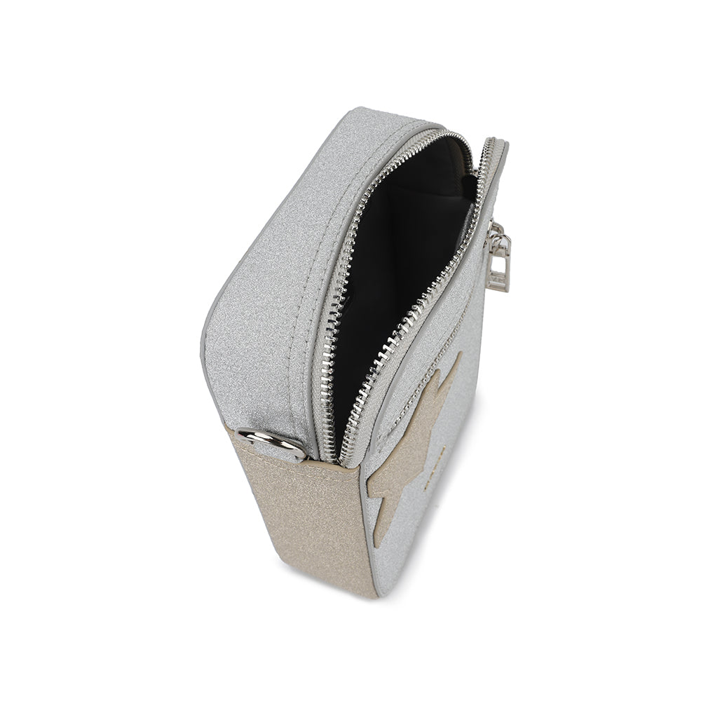 JOY BAG - SILVER GOLD/ MET | Vintage Havana