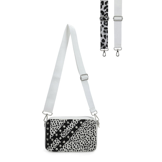 JOYCE BAG - WHITE CHEETAH | Vintage Havana