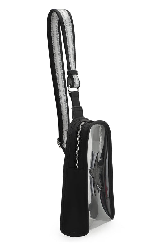 Alexa Bag - Clear Black | Vintage Havana