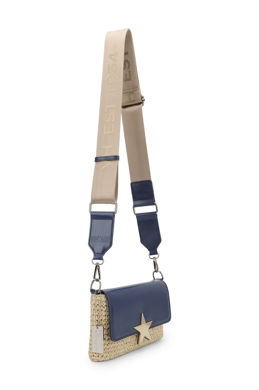 Capri Navy Bag | Vintage Havana