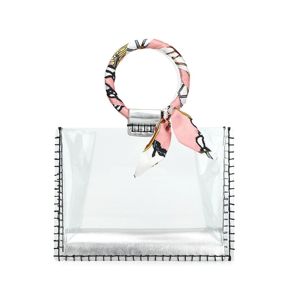 MINI MOLLY - SCARF WHITE PEARL | Vintage Havana