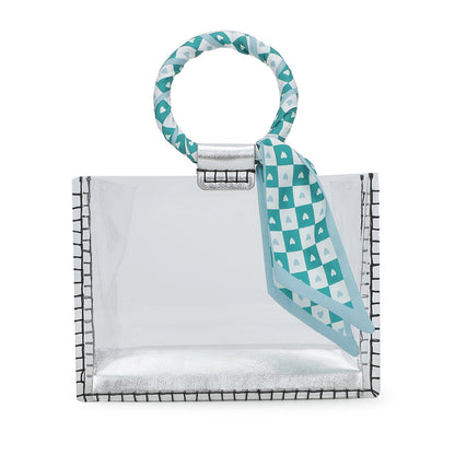 MINI MOLLY - SCARF WHITE GREEN | Vintage Havana